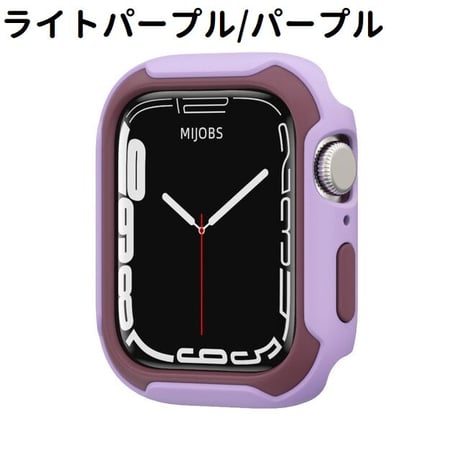 [MO232] ★Apple Watch Bumper case 40mm/41㎜/44mm/45mm ★ アップルウォッチ バンパーケース 二重構造 バイカラー PC TPU スポーティー