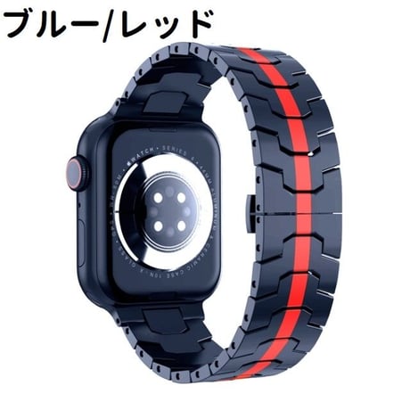 [MO201] ★Apple Watch belt 38mm/41mm/42mm/40mm/44mm/45mm★ アップルウォッチ 替えベルト ステンレススチール センターライン スタイリッシュ