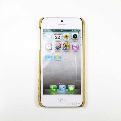 [YS052] iPhone5 / 5s ケース ゴールデン ブラウン スタッズ スマホ アイフォン カバー きらきら ゴージャス 大人