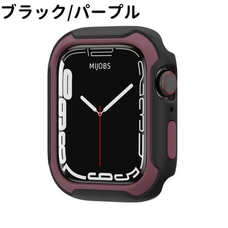 [MO232] ★Apple Watch Bumper case 40mm/41㎜/44mm/45mm ★ アップルウォッチ バンパーケース 二重構造 バイカラー PC TPU スポーティー