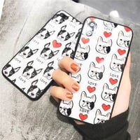 [MD449] ★ iPhone 6 / 6s / 6Plus / 6sPlus / 7 / 7Plus / 8 / 8Plus / X ★ シェルカバー ケース 犬 いっぱい 可愛い