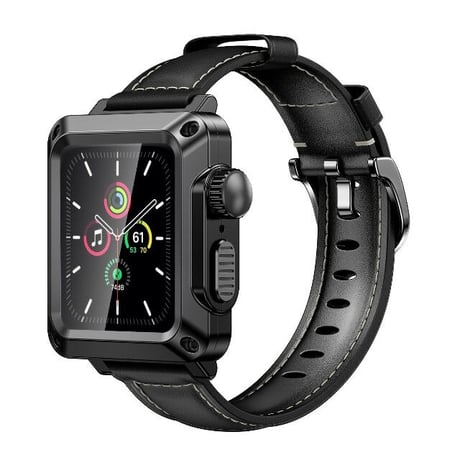 [MO218] ★Apple Watch belt 38mm/42mm/40mm/44mm ★ アップルウォッチ バンパー+替えベルト タイプ選べる メタリック レザー フルメタル ハイブリット
