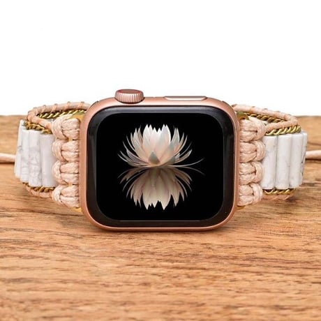 [MO212] ★Apple Watch belt 38mm/41mm/42mm/40mm/44mm/45mm ★ アップルウォッチ 替えベルト エスニック ニュアンスカラー 大理石風 ブレスレット