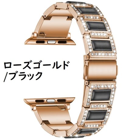 [MO105] ★Apple Watch belt 38mm/41mm/42mm/40mm/44mm/45mm★ アップルウォッチ 替えベルト 宝石風 ストーン風 ラインストーン ステンレススチール