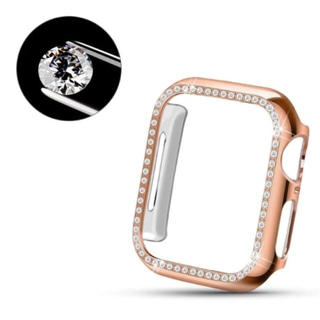 [MO143] ★Apple Watch belt 38mm/41mm/42mm/40mm/44mm/45mm★ アップルウォッチ バンパーケース+替えベルト セット ブレスレット チェーン メタル