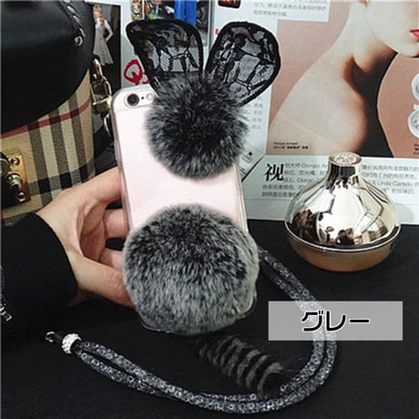 [NW579] ★ iPhone  SE / 5 /5s /6 / 6s / 6Plus / 6sPlus / 7 / 7Plus  / 8 / 8Plus / X ★ シェルカバー ケース うさ耳
