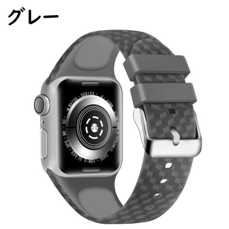 [MO153] ★Apple Watch belt 38mm/42mm/40mm/44mm★ アップルウォッチ 替えベルト シリコン トリックアート風 ダイヤ柄 防水