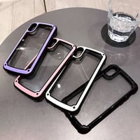 [NW559] ★ iPhone 6 / 6s / 6Plus / 6sPlus / 7 / 7Plus  / 8 / 8Plus / X ★ シェルカバー ケース スポーティ バンパー風 パステル