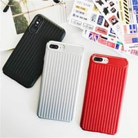 [MD368] ★ iPhone 6 / 6s / 6Plus / 6sPlus / 7 / 7Plus / 8 / 8Plus / X ★ シェルカバー ケース ステッカー付 シンプル アレンジ