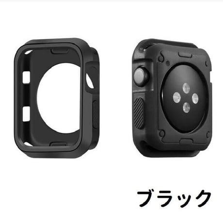 [MO011] ★Apple Watch Bumper Case 38mm/41mm/42mm/40mm/44mm/45mm★ アップルウォッチ バンパーケース シリコン ラインアクセント