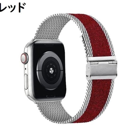 [MO146] ★Apple Watch belt 38mm/42mm/40mm/44mm★ アップルウォッチ 替えベルト ミラネーゼループ メッシュ ステンレススチール
