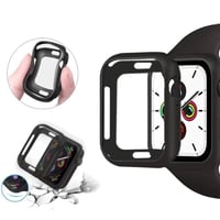 [MO115] ★Apple Watch Bumper Case 40mm/44mm★ アップルウォッチ バンパーケース ソフトシリコンケース スリム シンプル ブラック