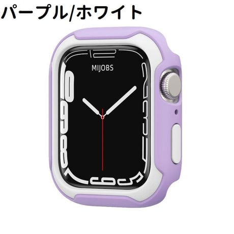 [MO232] ★Apple Watch Bumper case 40mm/41㎜/44mm/45mm ★ アップルウォッチ バンパーケース 二重構造 バイカラー PC TPU スポーティー