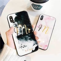[MD402] ★ iPhone 6 / 6s / 6Plus / 6sPlus / 7 / 7Plus / 8 / 8Plus / X ★ シェルカバー ケース 大理石 ゴールド 上品