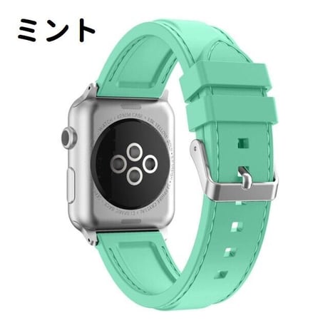 [MO015] ★Apple Watch belt 38mm/41mm/42mm/40mm/44mm/45mm★ アップルウォッチ 替えベルト 高見えシリコン スポーティー カラバリ豊富