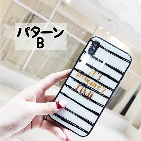 [MD400] ★ iPhone 6 / 6s / 6Plus / 6sPlus / 7 / 7Plus / 8 / 8Plus / X ★ シェルカバー ケース ボタニカル モノトーン お洒落