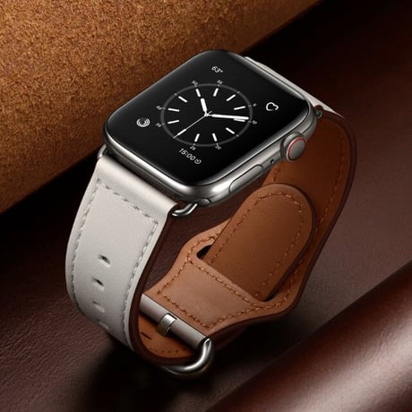 [MO223] ★Apple Watch belt 38mm/40mm/41mm/42㎜/44mm/45mm ★ アップルウォッチ 替えベルト レザー 型押し ツヤあり スエード調 通勤通学