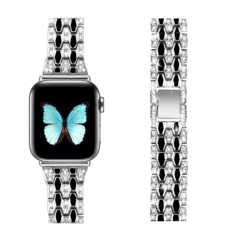 [MO108] ★Apple Watch belt 38mm/41mm/42mm/40mm/44mm/45mm★ アップルウォッチ 替えベルト ラインストーン ハイブリッド ラメ ブレスレット