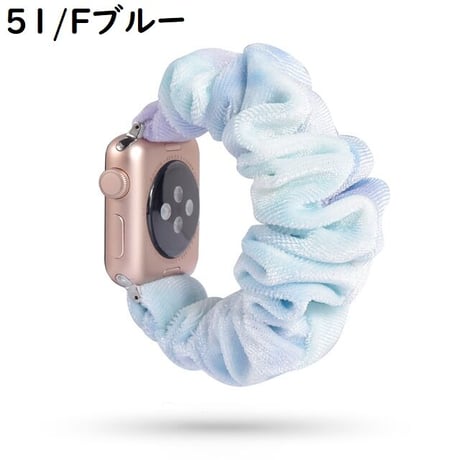 [MO113-2] ★Apple Watch belt 38mm/41mm/42mm/40mm/44mm/45mm★ アップルウォッチ 替えベルト シュシュバンド 無地 グラデーション ファー