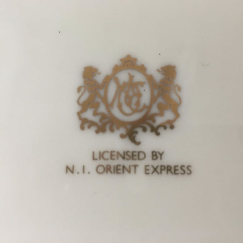 オリエント急行ディナープレート ライセンス品 【デッドストック