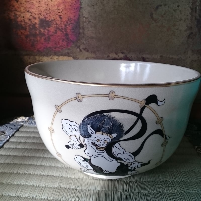 抹茶茶碗 雷神 | tomishokanoen