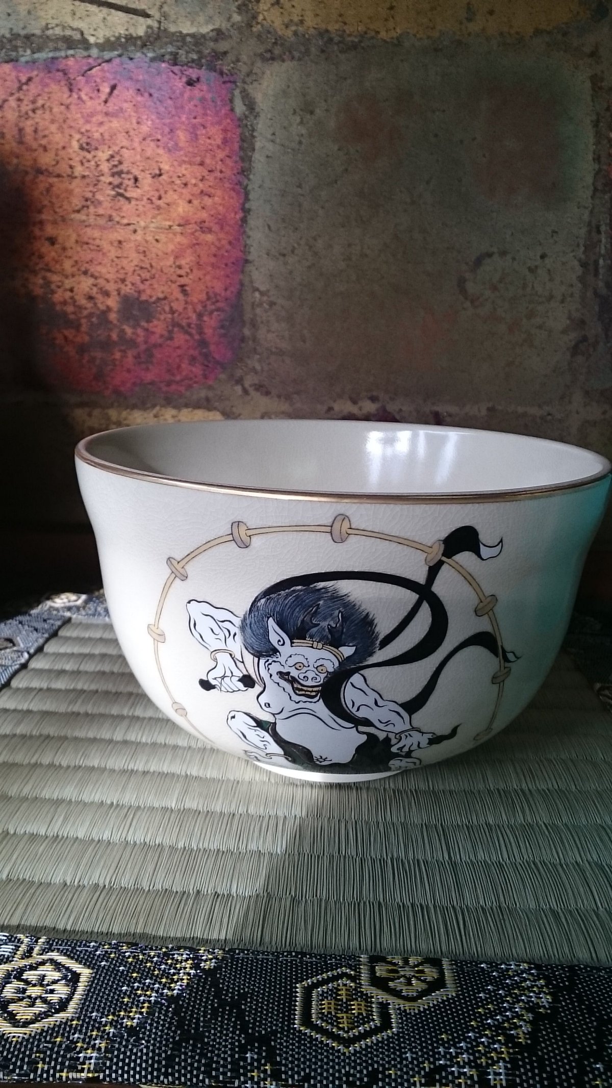 抹茶茶碗 雷神 | tomishokanoen