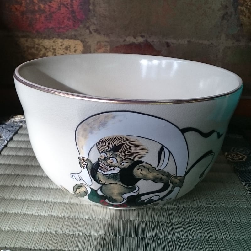 風神雷神図 茶碗 抹茶碗 抹茶茶碗 風神 | tomishokanoen