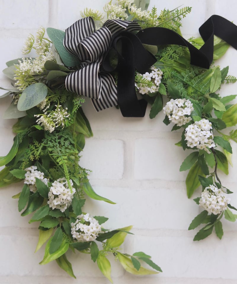 ホースシュー　幸せを呼ぶ　クリスマスリース　特大 幸せを呼ぶ 馬蹄リース ( ダーク ) No.87 | green88