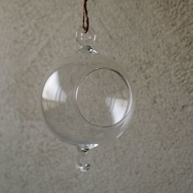 ガラスハンギングボール 小 単品 | air-plants TENGU-DO