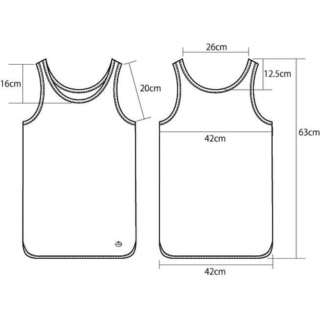 ORGANIC COTTON LONG FUR TANK TOP