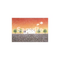 茜色の空