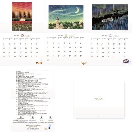 2025 Mikako's Small World Calendar