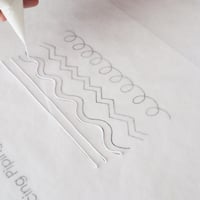 Icing Piping Worksheet-Line-