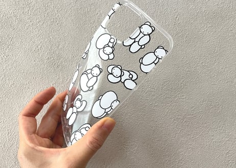 〈受注生産〉TPU素材スマホケース／無垢河原ムクミ