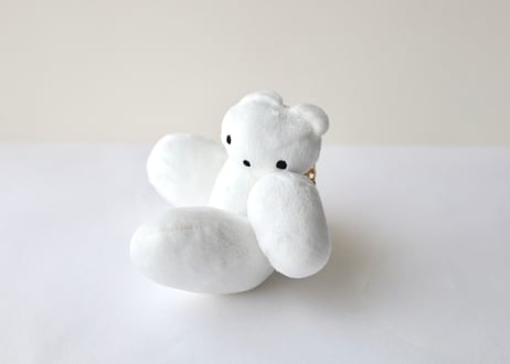 手乗りムクミぬいホルダー「鎮座」