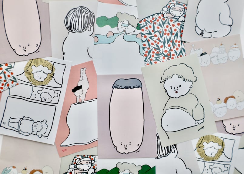 メモセット「3コマ漫画メモ」 | nagakiperm ONLINE STORE