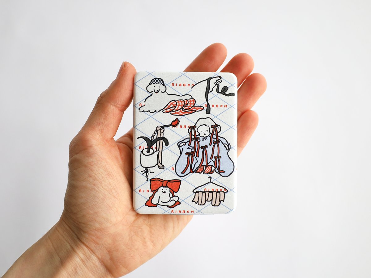 リボンミラートレイ　希少・入手困難 ローズのミントミラートレイ - ボヌール ハンナ