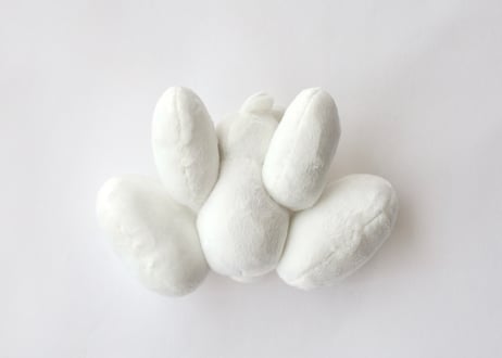 手乗りムクミぬいホルダー「前屈」
