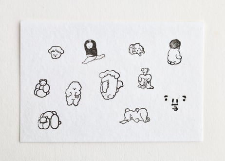 はんこ「人前で気にせず脱ぐ犬」