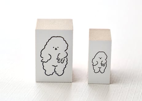 はんこ「ギャルピする犬（大）」