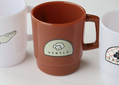 割れないカップ （茶）