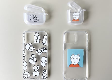 〈受注生産〉AirPods Pro ソフトケース　ブサイク証明写真