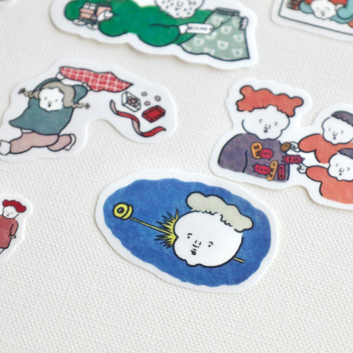 フレークシール「紙もの好きあるある」 | nagakiperm ONLINE STORE