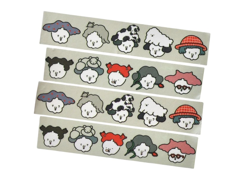 マスキングテープ「顔」 | nagakiperm ONLINE STORE