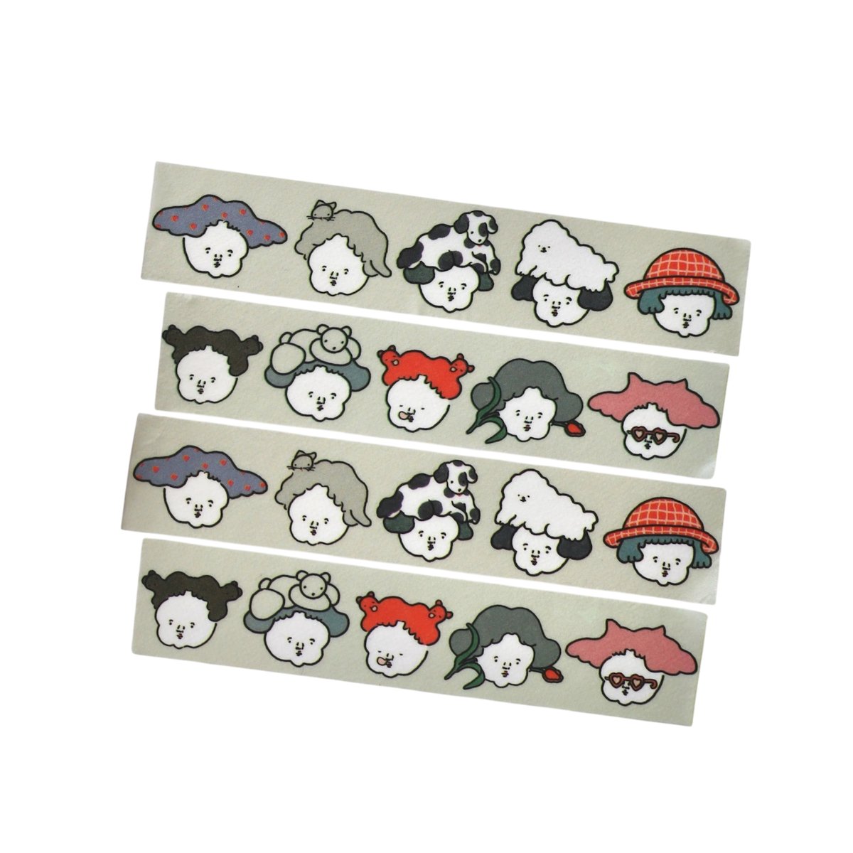 マスキングテープ「顔」 | nagakiperm ONLINE STORE