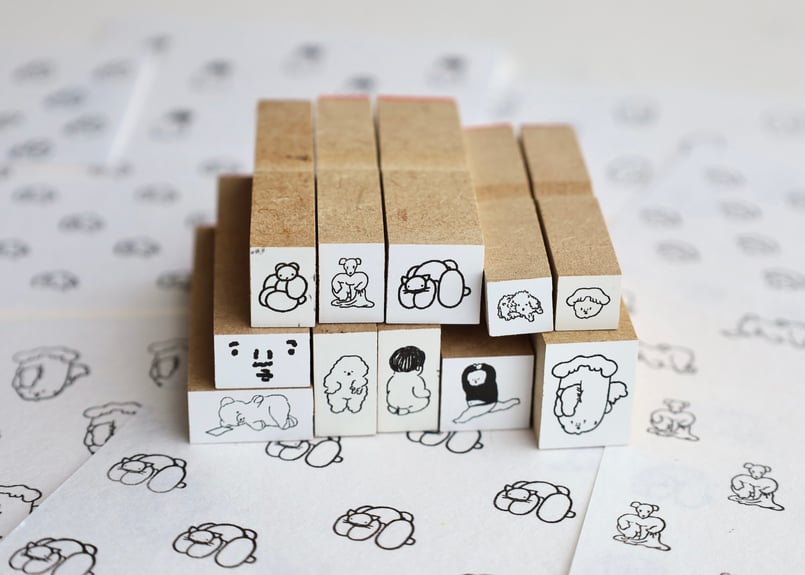 はんこ「ナガキパーマ顔面2024」 | nagakiperm ONLINE STORE