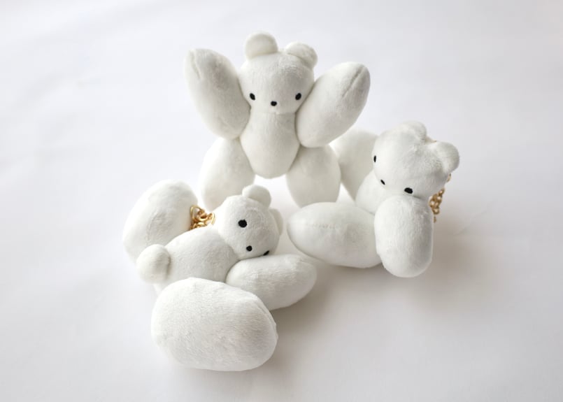 手乗りムクミぬいホルダー「鎮座」 | nagakiperm ONLINE STORE