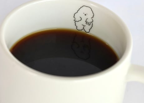 結構大きめマグ「ギャルピする犬」