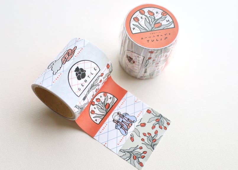 ロールふせんプチ「TULIP」 | nagakiperm ONLINE STORE