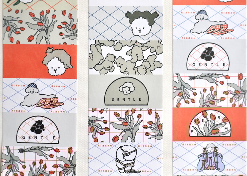 ロールふせんプチ「TULIP」 | nagakiperm ONLINE STORE